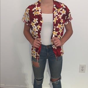 hawaiian button polo